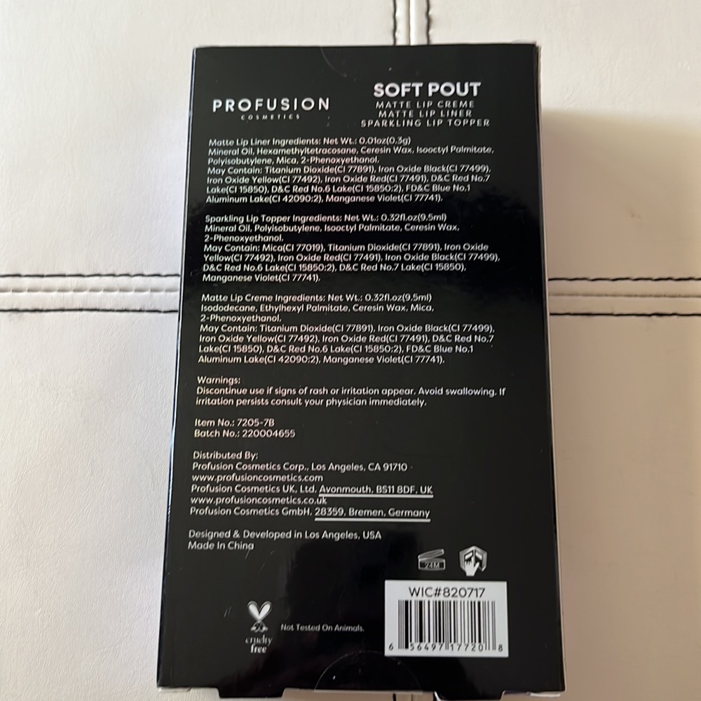 Profusion Cosmetics Lip Set - Picture 2 of 2